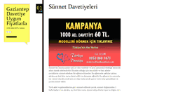 Desktop Screenshot of antepdavetiye.com